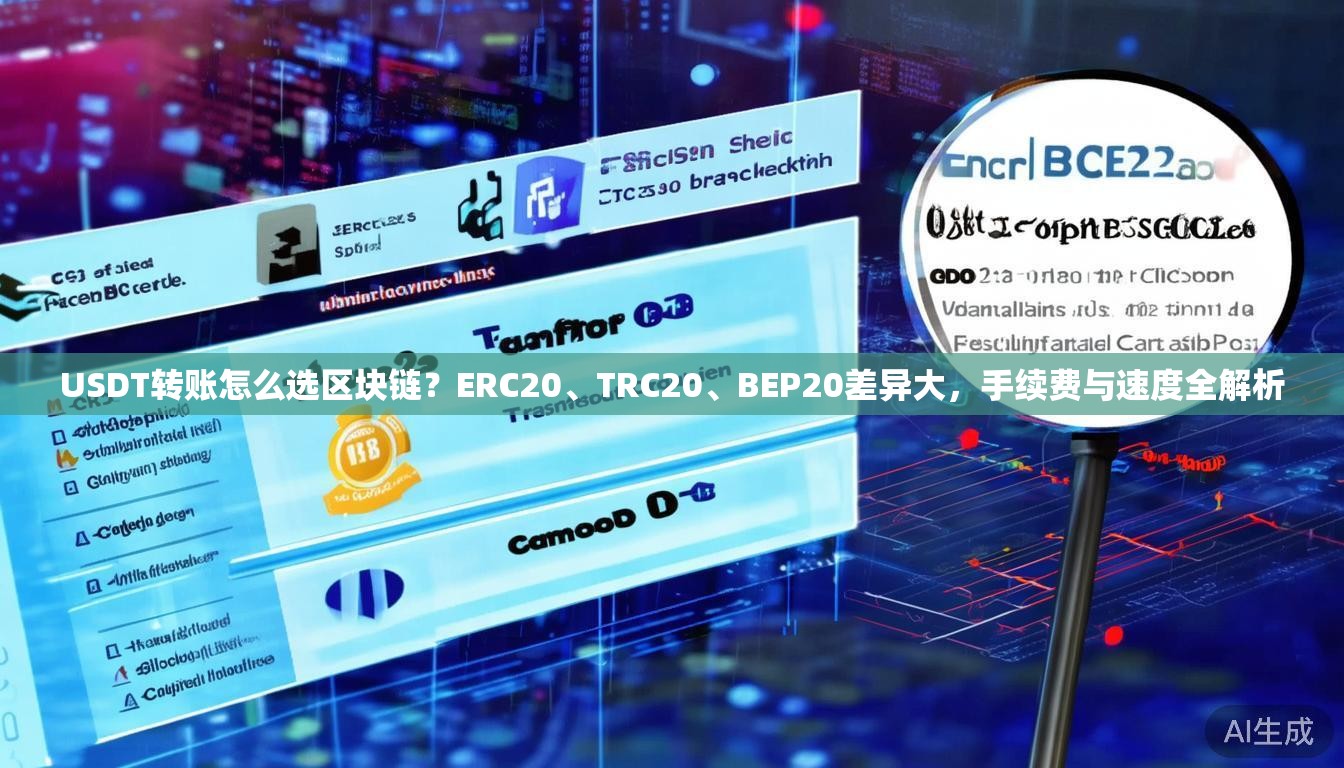 USDT转账怎么选区块链?ERC20、TRC20、BEP20差异大,手续费与速度全解析 USDT转账怎么选区块链?ERC20、TRC20、BEP20差异大,手续费与速度全解析
