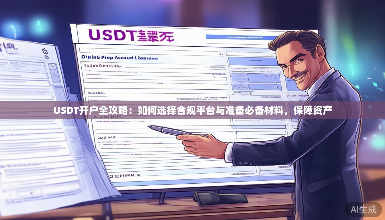 USDT开户全攻略：如何选择合规平台与准备必备材料，保障资产