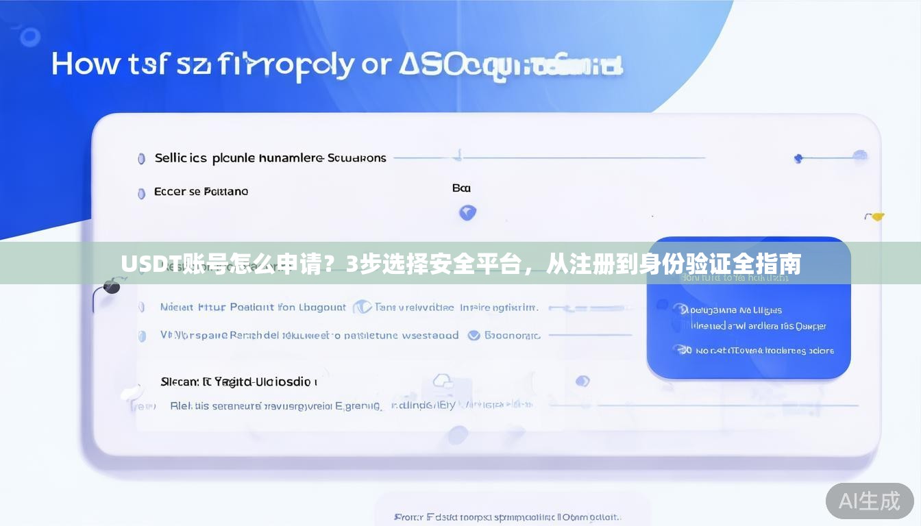 USDT账号怎么申请?3步选择安全平台,从注册到身份验证全指南 USDT账号怎么申请?3步选择安全平台,从注册到身份验证全指南