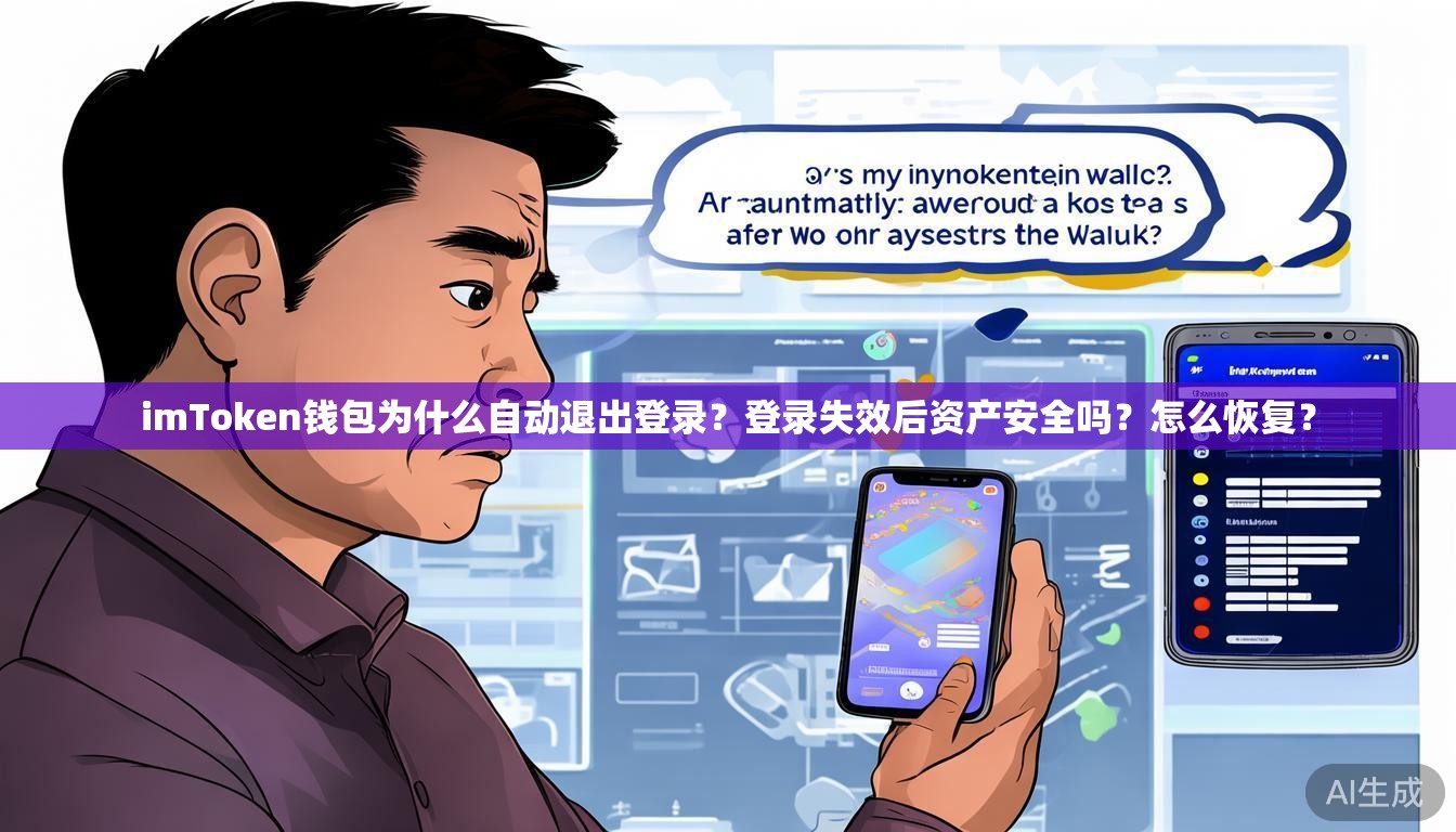 imToken钱包为什么自动退出登录？登录失效后资产安全吗？怎么恢复？
