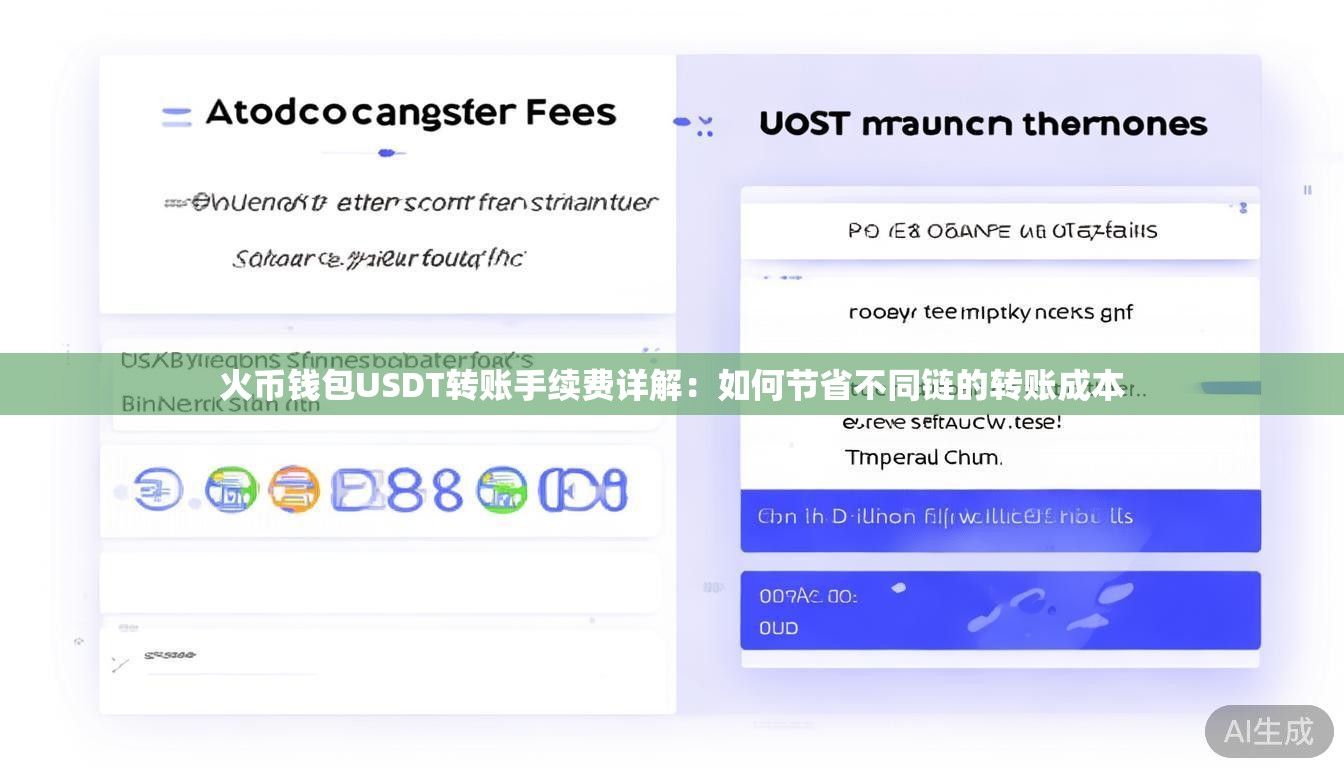 火币钱包USDT转账手续费详解：如何节省不同链的转账成本