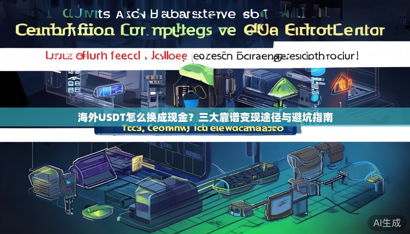 海外USDT怎么换成现金？三大靠谱变现途径与避坑指南
