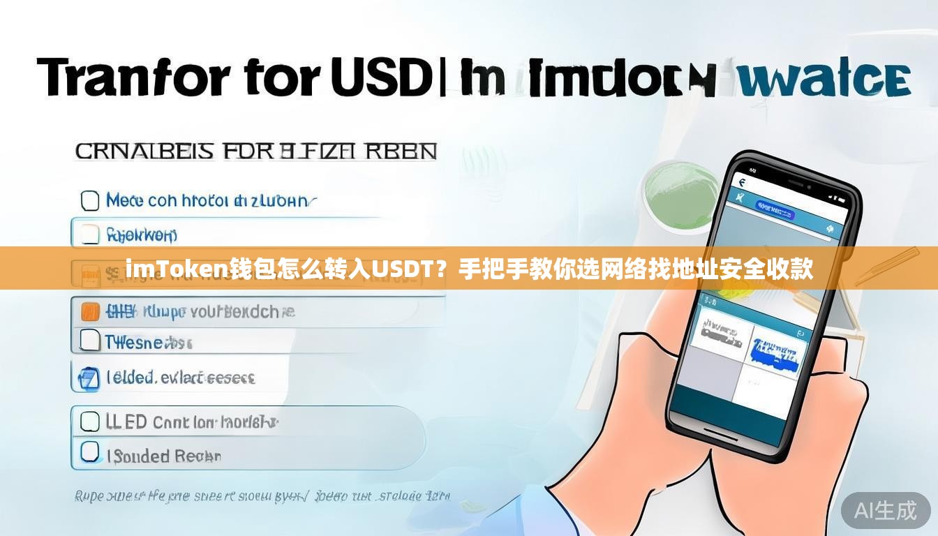 imToken钱包怎么转入USDT？手把手教你选网络找地址安全收款