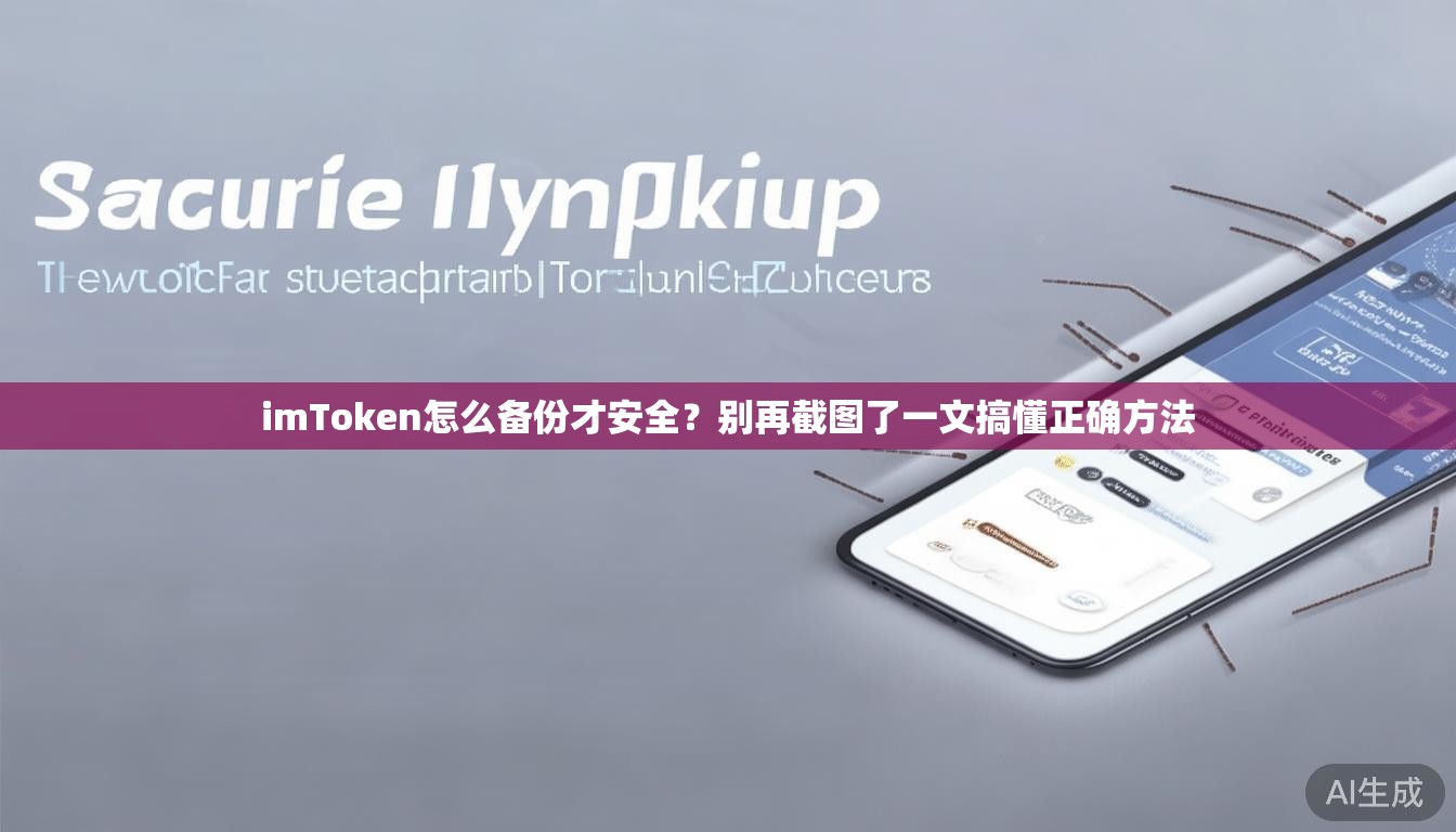 imToken怎么备份才安全?别再截图了一文搞懂正确方法 imToken怎么备份才安全?别再截图了一文搞懂正确方法
