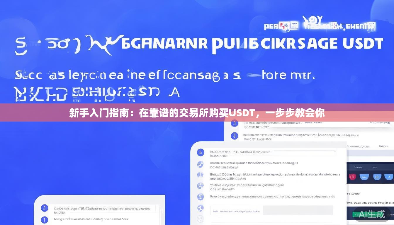 新手入门指南:在靠谱的交易所购买USDT,一步步教会你 新手入门指南:在靠谱的交易所购买USDT,一步步教会你